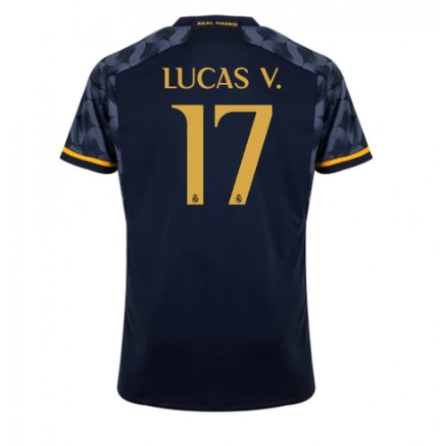 Maillot de foot Real Madrid Lucas Vazquez #17 Extérieur 2023-24 Manches Courte